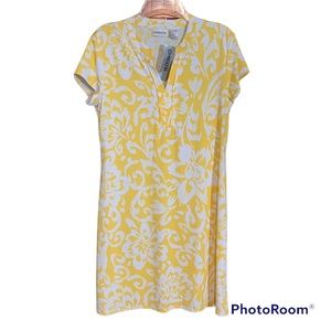 Size M/8 Chicos Sunshine Bliss Alanis SS Dress